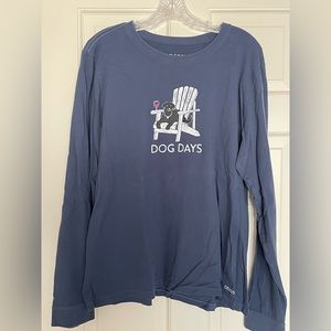 Women’s Life is Good Long Sleeve Crusher sz XL